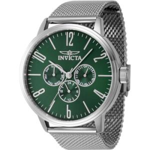 Specialty GMT Quartz Green Dial Watch