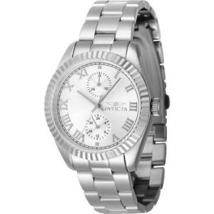 Specialty GMT Quartz Silver Dial Watch