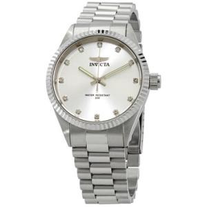 Specialty Quartz Crystal Silver Dial Watch