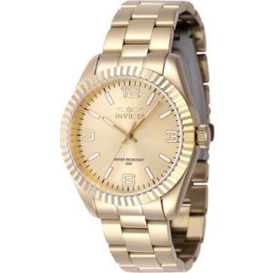 Specialty Quartz Gold Dial Watch