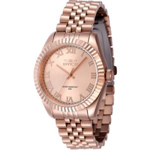Specialty Quartz Rose Gold Dial Watch