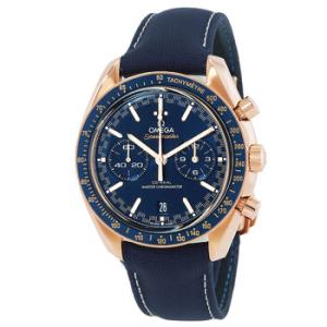 Speedmaster Racing Chronograph Automatic 18kt Sedna Gold Blue Dial Watch 329.53.44.51.03.001