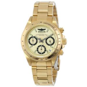 Speedway Chronograph Champagne Dial 18kt Gold Ionplated Watch