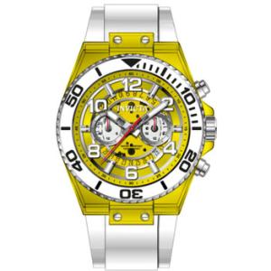 Speedway GMT Date Quartz Yellow Dial Watch