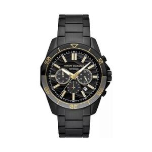 Spencer Chronograph Quartz Black Dial Watch AX1963