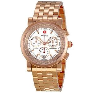 Sport Sail Rose Gold Plated Steel Chronograph Watch MWW01C000059