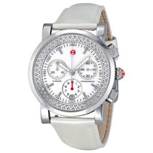 Sport Sail White Enamel Dial Chronograph Watch MWW01C000006