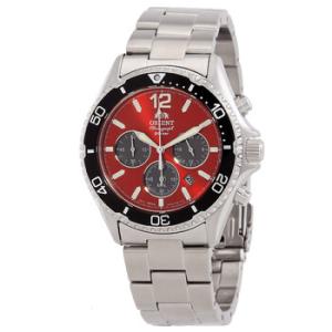 Sports Solar Powered Chronograph Red Dial Watch RATX0207R