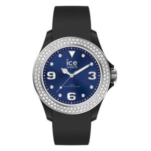 Star Quartz Crystal Blue Dial Watch