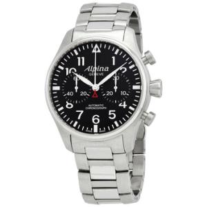 Startimer Pilot Automatic Chronograph Black Dial Watch AL860B4S6B
