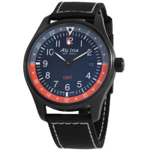 Startimer Pilot GMT Black PVD Watch AL247NOG4FBS6