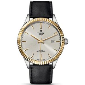 Style Silvertone Dial Watch