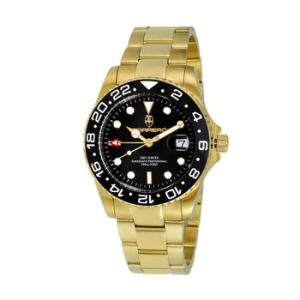 Subaquatic GMT Quartz Black Dial Watch C1G10BKBKBKJ