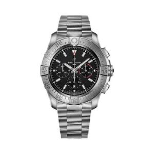 Super Avenger 46 Chronograph Automatic Black Dial Watch EB0148101B1E1