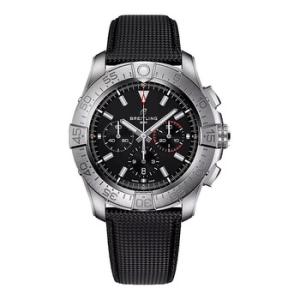 Super Avenger 46 Chronograph Automatic Black Dial Watch EB0148101B1X1