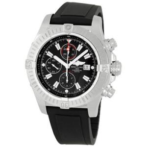Super Avenger Black Dial Rubber Strap Watch A1337011B907BKPD