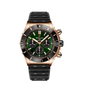 Super Chronomat Chronograph Automatic Chronometer Green Dial Watch RB01361A1L1S1