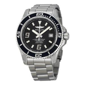 Superocean 44 Automatic Black Dial Watch A1739102BA77SS