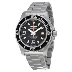 Superocean 44 Black Dial Stainless Steel Watch A1739102BA80SS
