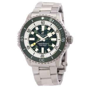 Superocean 46mm Automatic Super Diver Green Camouflage Dial Watch E10379D31L1E1