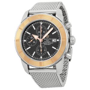 Superocean Chronograph Black Dial Automatic Watch U1332012B908SS