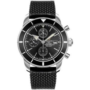 Superocean Heritage Automatic Crystal Black Dial Watch A13312121B1S1
