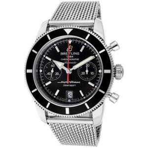 Superocean Heritage Chronograph 44 Black Dial Watch A2337024BB81