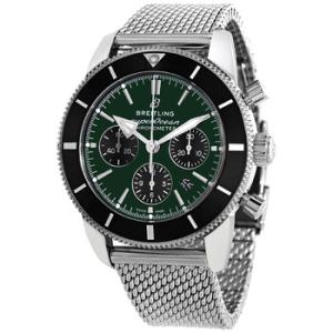 Superocean Heritage II Chronograph Automatic Green Dial Watch AB01621A1L1A1