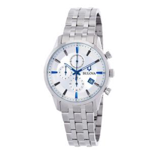 Sutton Chronograph Quartz Silver Dial Watch 96B404