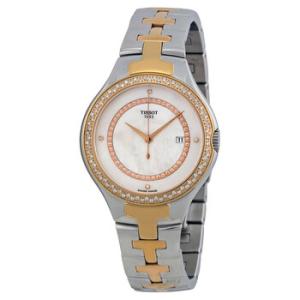 T12 Mother of Pearl Dial Diamond Twotone Watch T0822106211600