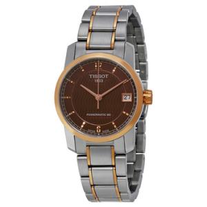 TClassic Automatic Brown Dial Watch T0872075529700