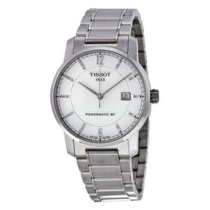 TClassic Titanium Automatic Silver Dial Watch T0874074403700
