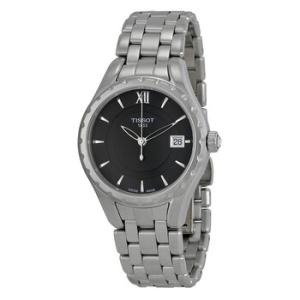 TLady Black Dial Stainless Steel Watch T0722101105800