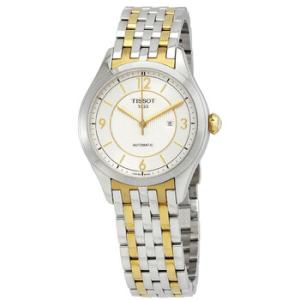 TOne Automatic Silver Dial Twotone Watch T038.207.22.037.00