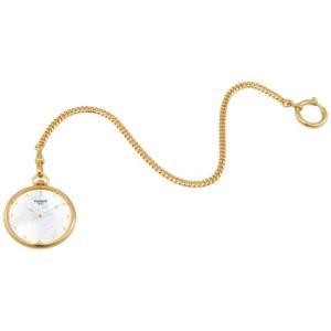 TPocket Lepine Quartz Mother of Pearl Diamond Dial Pocket Watch T82.4.502.76