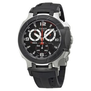 TRace Black Dial Watch T048.417.27.057.00