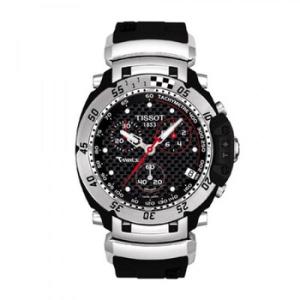 TRace Chronograph Black Dial Watch T027.417.17.201.06