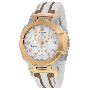 TRace Chronograph White Dial Watch T0484172701200