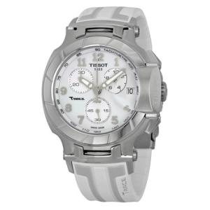TRace Chronograph White Grey Dial Watch T0484171701200