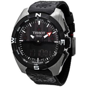 TTouch Solar Quartz AnalogDigital Black Dial Watch T0914204605103