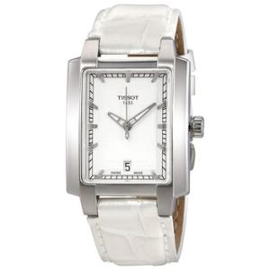 TTrend TXL White Dial White Leather Watch T0613101603100