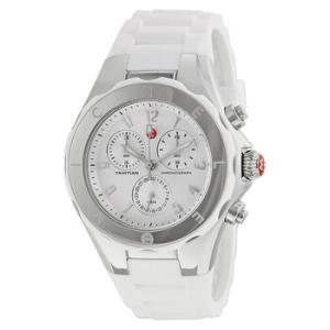 Tahitian Jelly Bean Silver Dial White Silicone Watch MWW12F000032