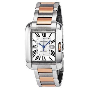 Tank Anglaise Automatic Silver Dial Watch W5310007