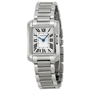 Tank Anglaise Silver Dial Watch W5310022
