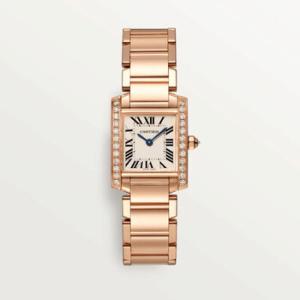 Tank Francaise Quartz Diamond Silver Dial Watch WJTA0022