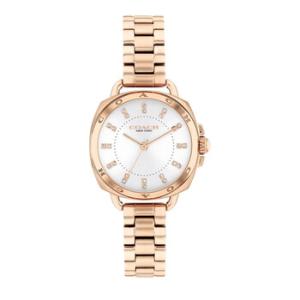 Tatum Quartz Crystal Silver Dial Watch