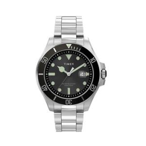 The Harbour Quartz Black Dial Watch TW2U41800