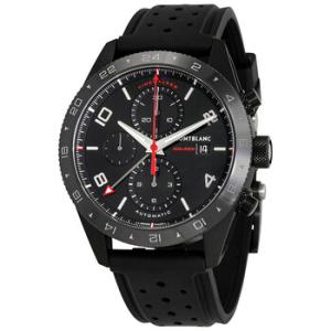 TimeWalker Black Dial Chronograph Rubber Watch