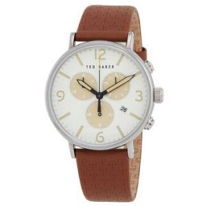 Timeless Chronograph Quartz Beige Dial Watch BKPBAS202