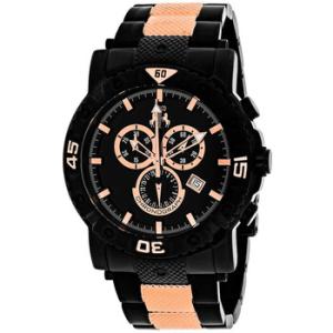 Titan Chronograph Quartz Black Dial Watch JV9127XL